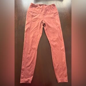 Light red leggings from Yogalicious